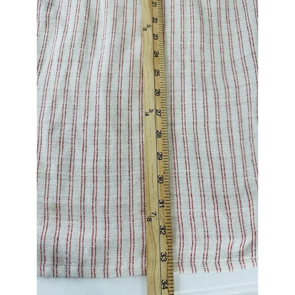 Entro Anthropologie Size L Dress Boho Chic Striped Embroidered W/ Tassels EUC - Picture 13 of 13